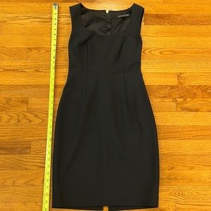Little black dress! size 0. Darts in front and in back gold zipper.